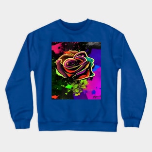 Neon Flower Crewneck Sweatshirt